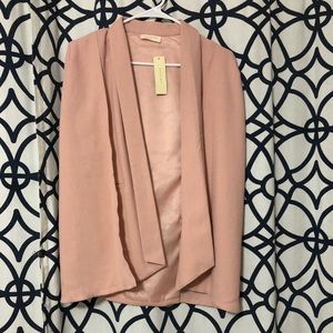 Blush pink blazer